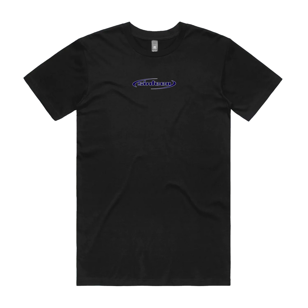 Black front flat lay