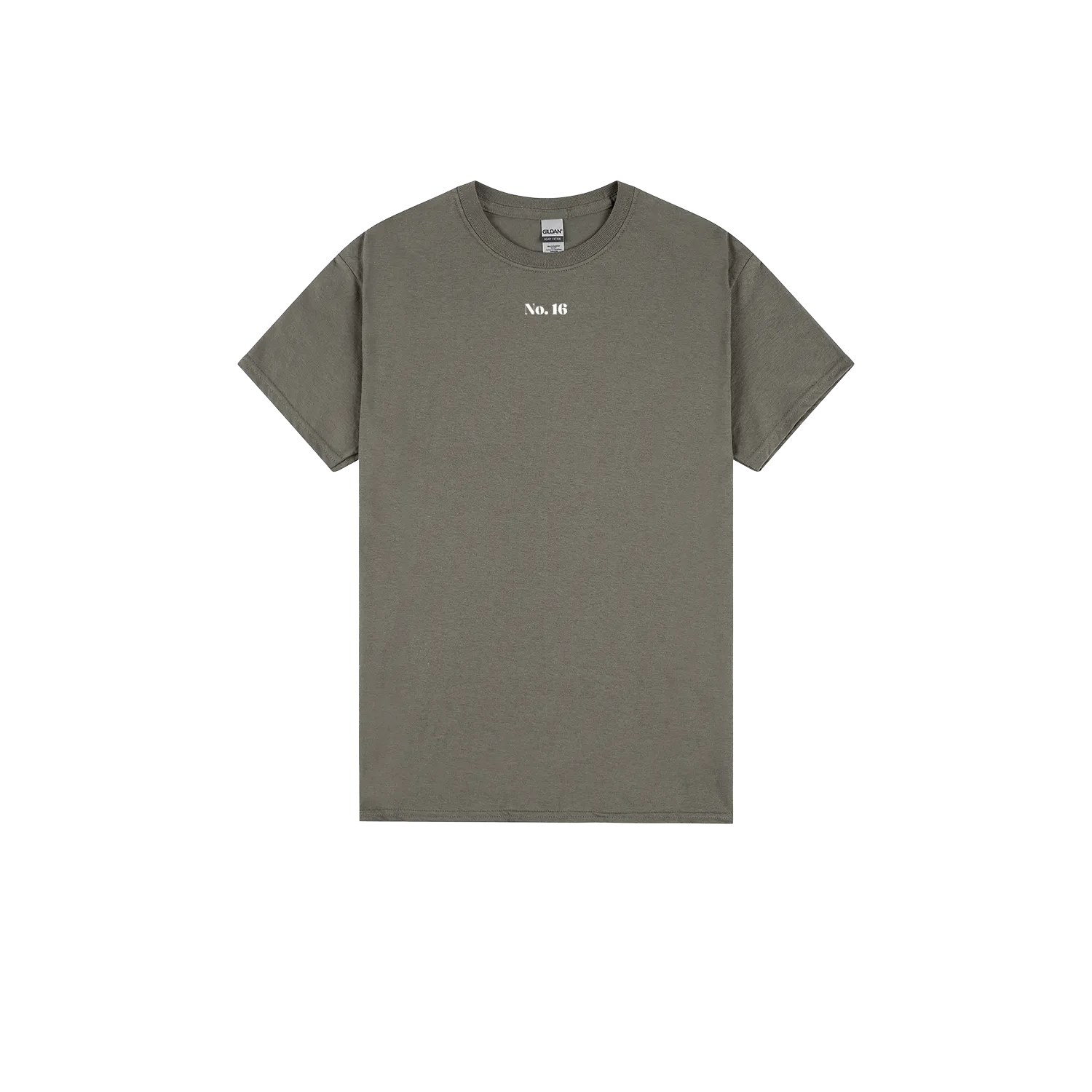 Charcoal front flat lay